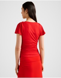Forever New - Stormi Spliced Shoulder Top