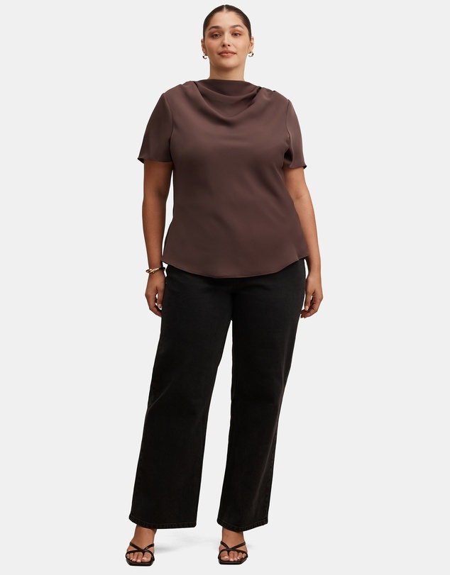 Forever New Curve - Jolie Curve High Neck Top