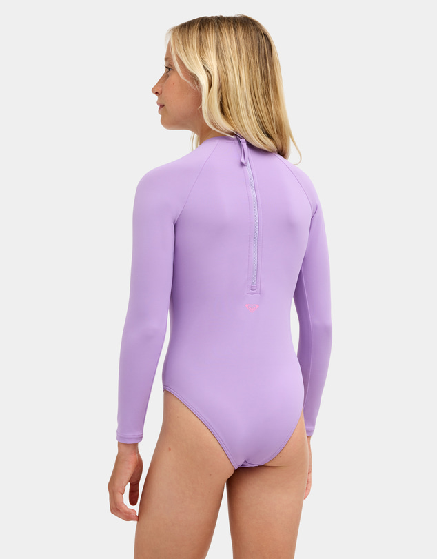 Roxy - Girls 8 to 16 Shore Swell Long Sleeve One Piece Swimsuit