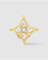 Wanderlust + Co - Sparkle Pave Flat Back Earring
