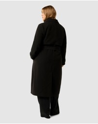 Forever New Curve - Leanne Curve Crepe Trench Coat