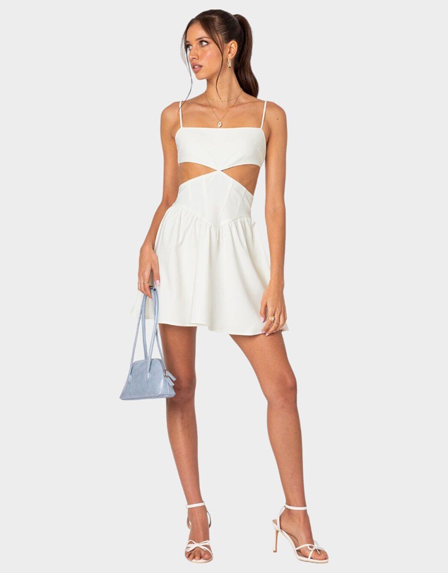 EDIKTED - Ari Cut Out Corset Mini Dress