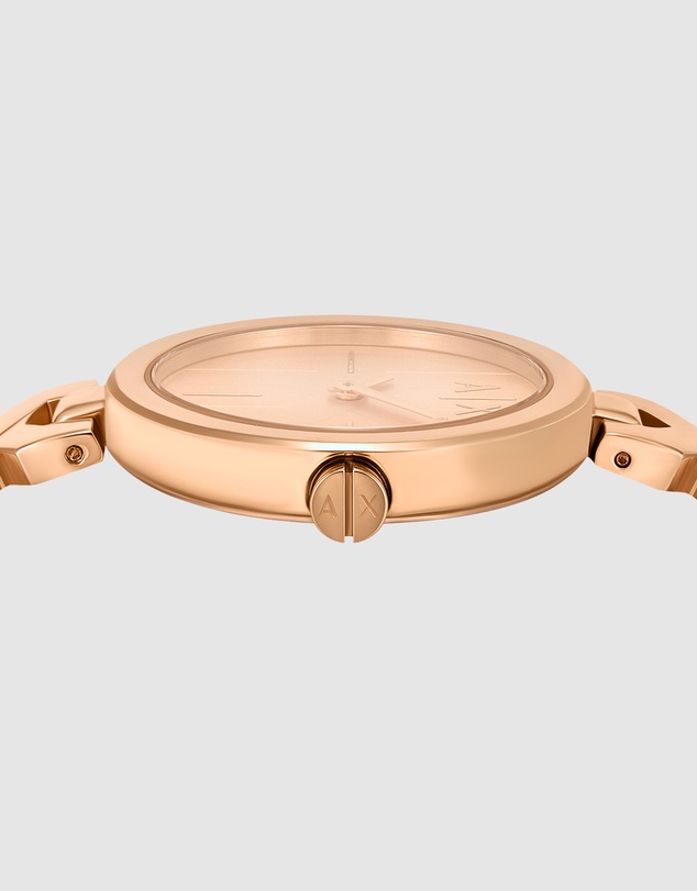 Armani Exchange - Rose Gold Analogue Watch