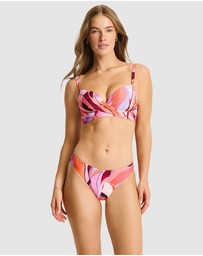 Sea Level Australia - Neon Wave Cross Front Moulded Underwire Bra