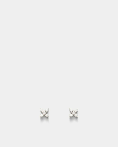 MIMCO - Anthos 925 Sterling Silver Cluster Stud Earrings
