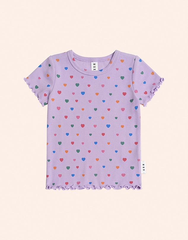 Huxbaby - I Heart Cake Rib T-Shirt- Babies-Kids