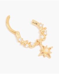 Lovisa - Surgical Steel Cubic Zirconia Celestial Clicker Ring