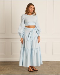 Heaven Australia - Mist Tia Maxi Skirt
