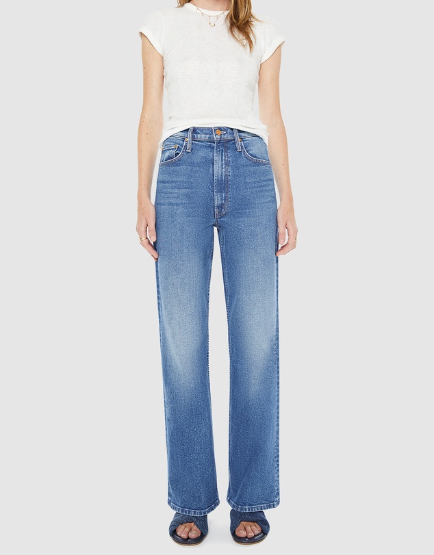 MOTHER - High Waisted Bookie Sneak Jeans