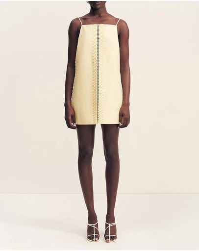 Shona Joy - Wright Lace Square Neck Mini Dress