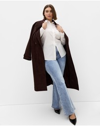 City Chic - Plus size Pia Fit Bootleg Jean - light wash