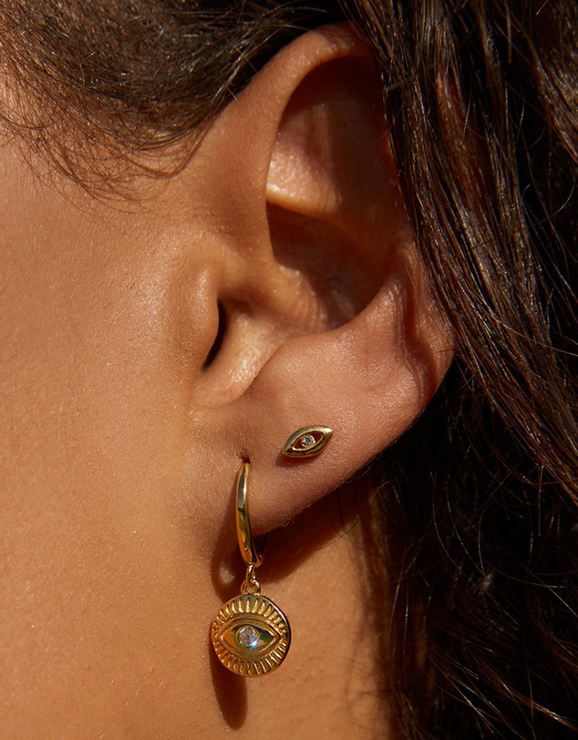 Arms Of Eve - Amulet Gold Studs