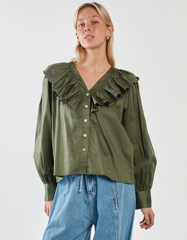 Sass - Artha Frill Blouse