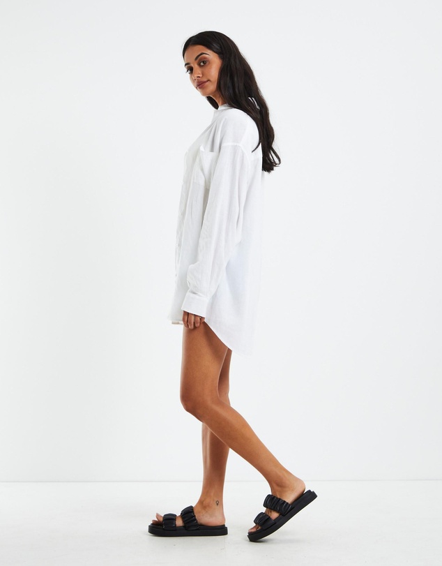 Subtitled - Avah Oversized Linen Shirt