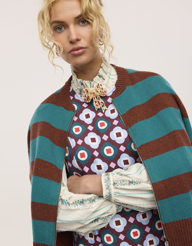 Obus - Becoming Zip Up Cardigan