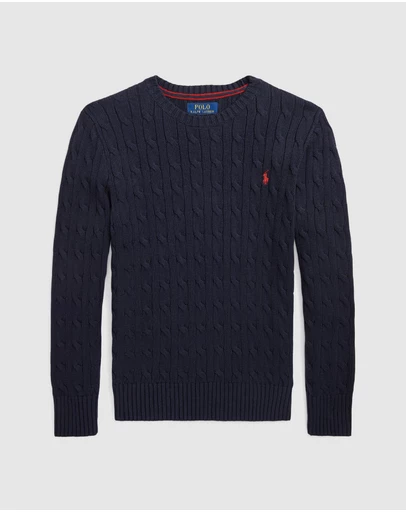 Polo Ralph Lauren - Cable-Knit Cotton Sweater - Teens