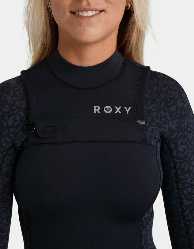 Roxy - Womens 4/3mm Swell Natural Chest Zip Wetsuit
