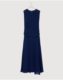 Revibe - Repaired Shona Joy Romy High Neck Maxi Dress - AU 14