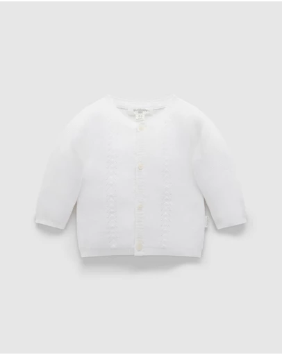 Purebaby - Essential Layette Cardigan - Babies