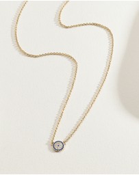 Mestige - Aura Evil Eye Necklace - 18K Gold Plated