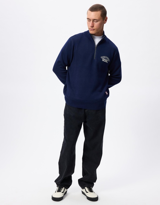 S Double - Team Knit Quarter Zip
