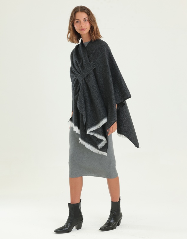 Morgan & Taylor - Concetta Poncho in Black