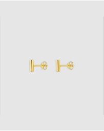 Ichu - Cylinder Studs Gold