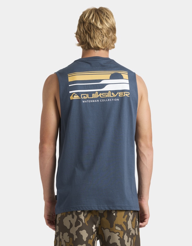 Quiksilver - Mens Stacked Horizon Muscle
