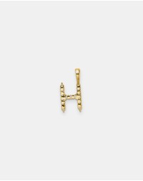 Zoe Olivia - 9K Gold Lab Grown Diamond Initial H Pendant