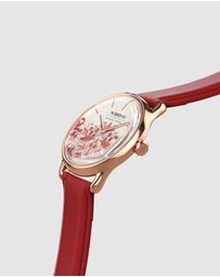 August Berg - Morris & Co 30mm Rouge Strawberry Thief Watch