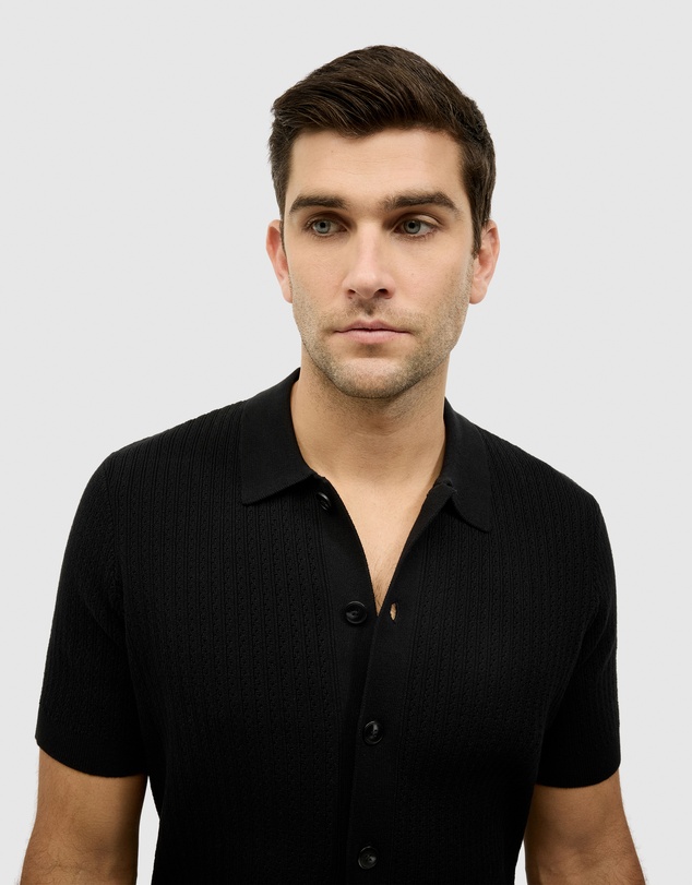Politix - Textured Button-through Knit