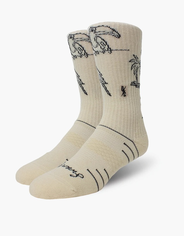 Swanky Socks - Off-White Brazilian Pulse