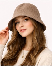 SILK MAGNOLIA - Cashmere Bucket Hat