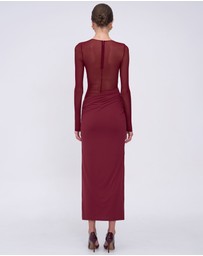 Suboo - Auguste Long Sleeve Mesh Jersey Maxi