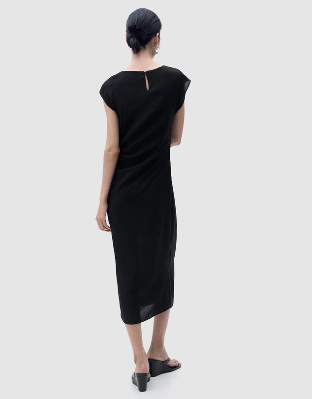 M.N.G - Kelly Draped Straight Dress