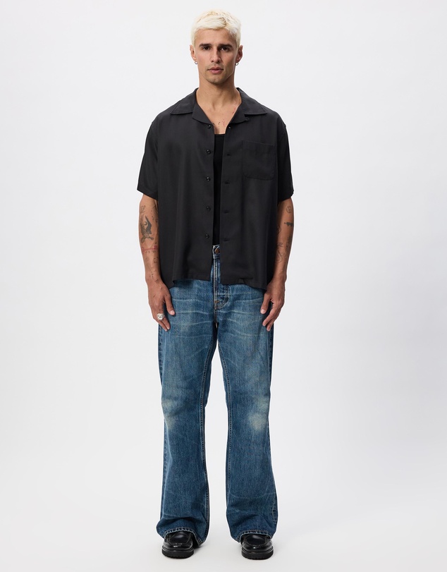 Nudie Jeans - Arthur Bowling Shirt Safety Pin