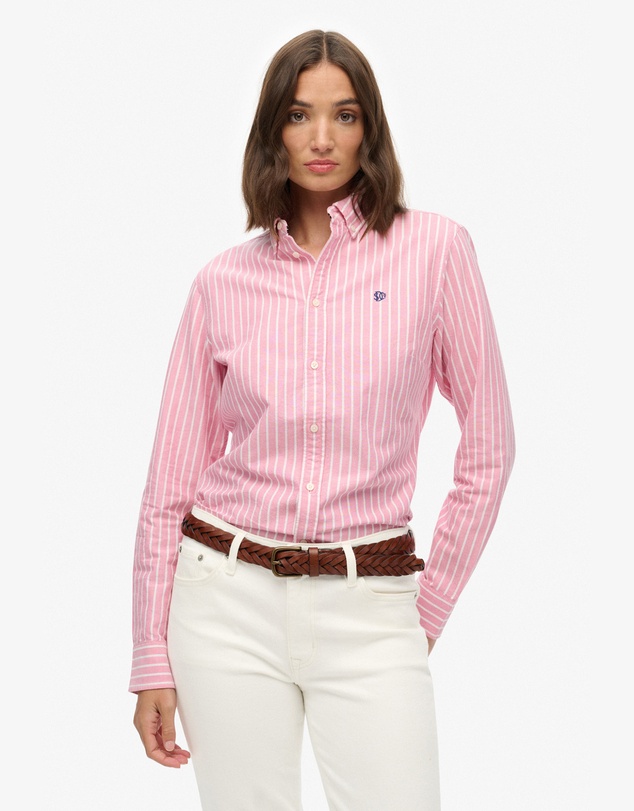 Superdry - Slim Oxford Long Sleeve Shirt