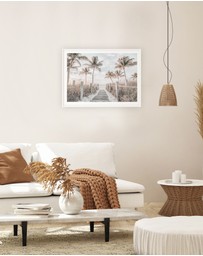 Olive et Oriel - Florida Keys No I Art Print