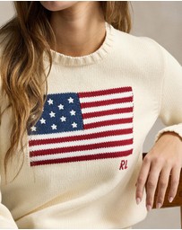 Polo Ralph Lauren - Flag Cotton Crewneck Sweater