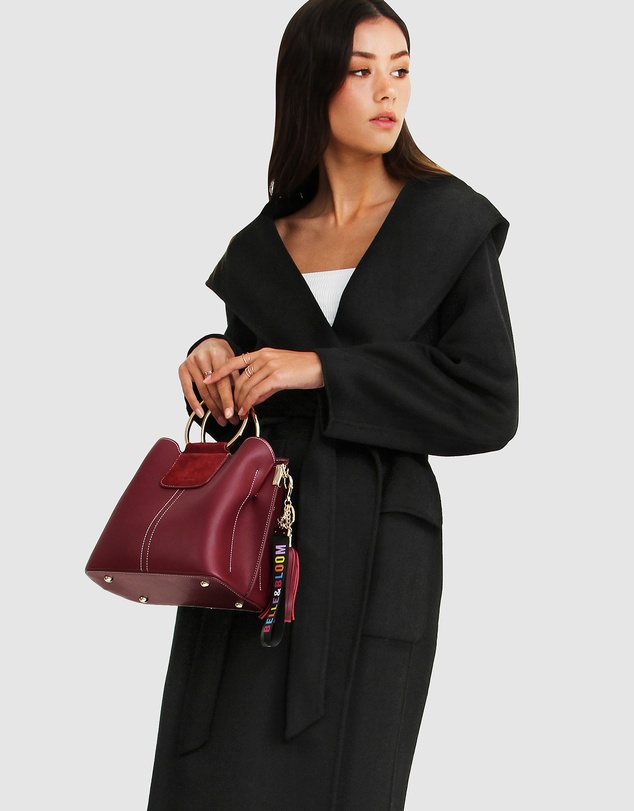 Belle & Bloom - Runaway Wool Blend Robe Coat