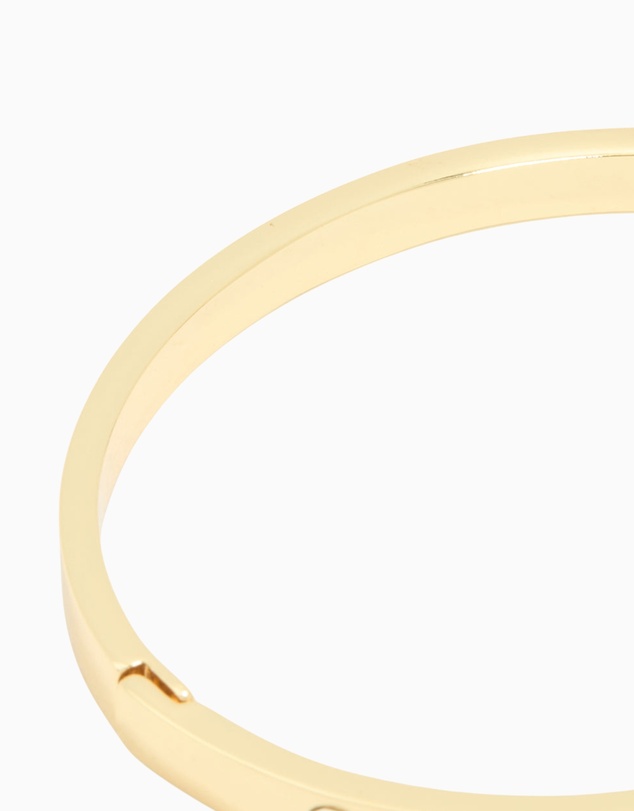 Lovisa - Gold Plated Diamante Hinge Bangle