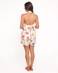 Petal & Pup - Mirella Tie Neck Playsuit - Multi