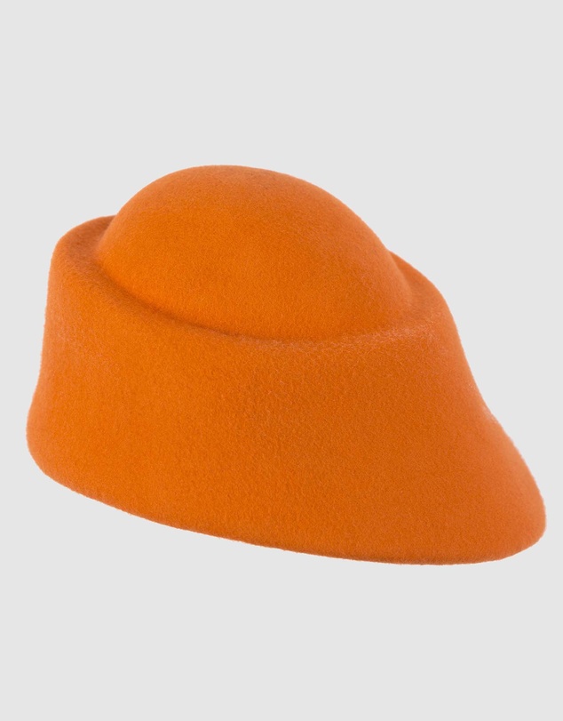 Max Alexander - Orange Designer Winter Felt Hat