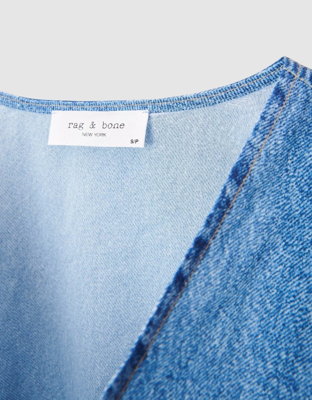 rag & bone - rb Miramar Crinkle Cover Up Top