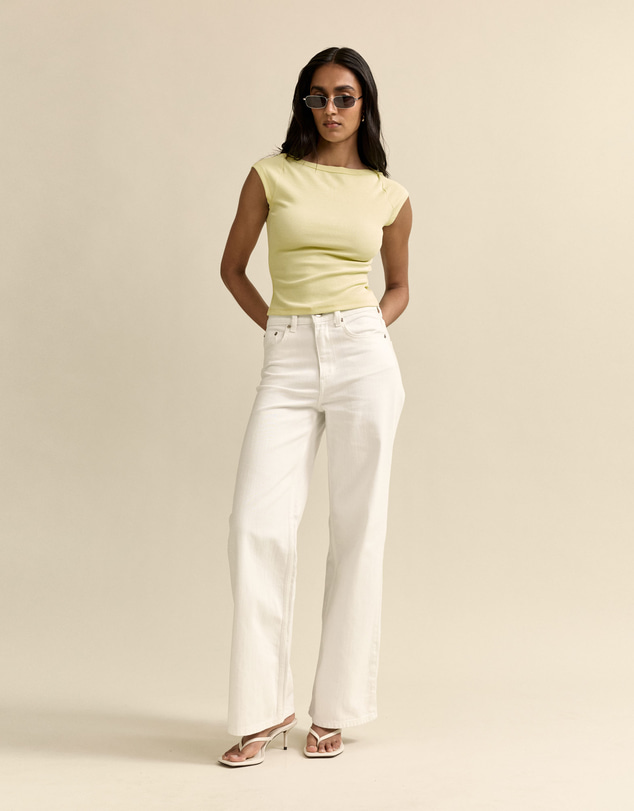 MVN - Ribbed Boatneck Top