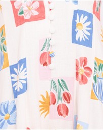 Petal & Pup - Steph Playsuit - Tulip Stamp