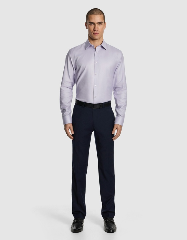 yd. - Maximum Two Ply Cotton Premium Slim Dress Shirt