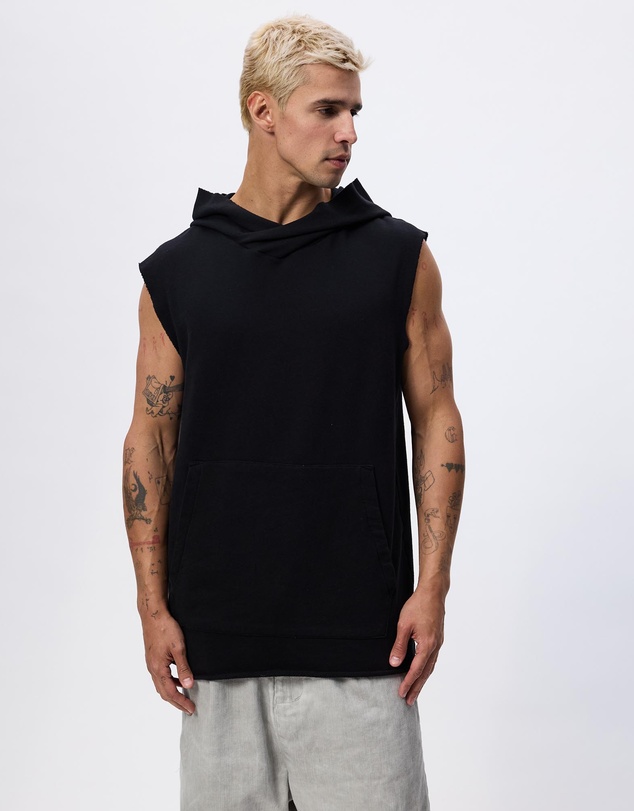 Surrounded By Ghosts - The Anandite French Terry Sleeveless Hoodie