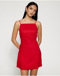 Lover - Josephine Linen Mini Dress