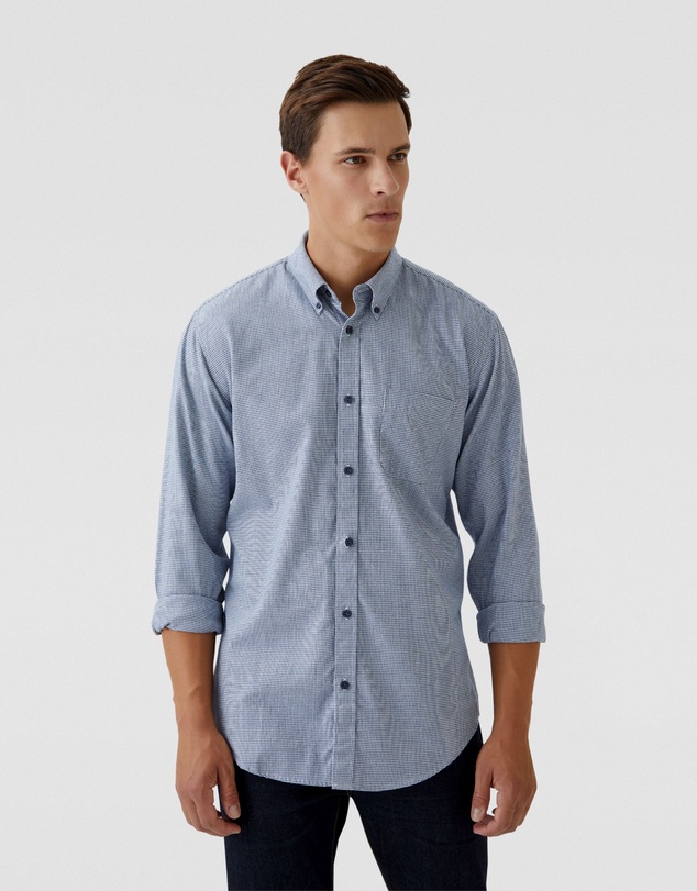 Oxford - Uxbridge Micro Houndstooth Shirt